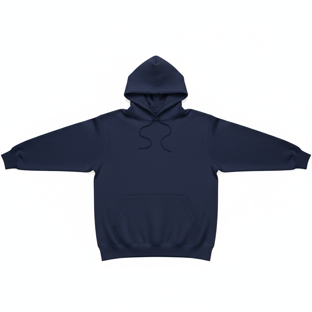 Sudadera Azul Marino con Capucha